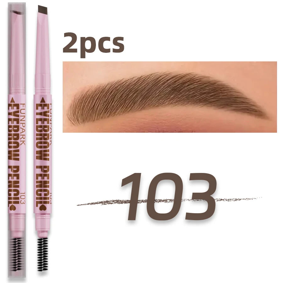 Wasserfester 2-in-1 Augenbrauen-Tattoo Stift